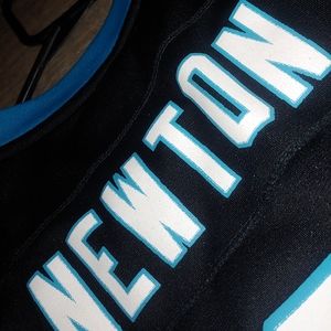 Boys OnField Carolina Panthers Cam Newton Jersey